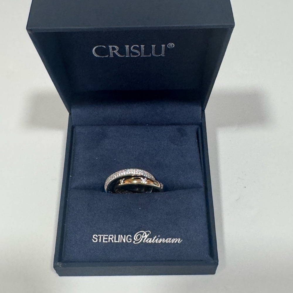 NEW 2025 CRISLU Disney Mickey Mouse Rolling Ring Disneyland Exclusive Size 7